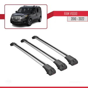 Ram V1000 2010-2022 Arası ile uyumlu ACE-1 Ara Atkı Tavan Barı GRİ 3 ADET BAR - Görsel 3