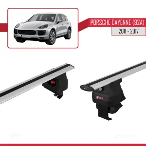 Porsche Cayenne (92A) 2011-2017 Arası ile uyumlu ACE-4 Ara Atkı Tavan Barı GRİ thumb 3
