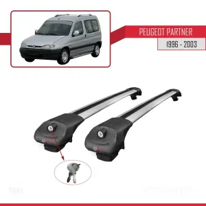 Peugeot Partner 1996-2003 Arası ile uyumlu ACE-1 Ara Atkı Tavan Barı GRİ - Görsel 4