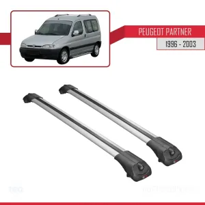 Peugeot Partner 1996-2003 Arası ile uyumlu ACE-1 Ara Atkı Tavan Barı GRİ - Görsel 3