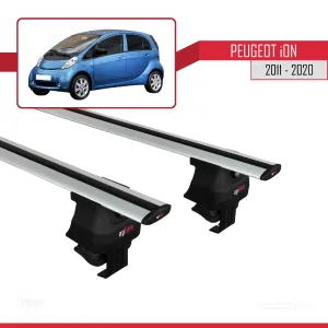 Peugeot ION 2011-2020 Arası ile uyumlu ACE-4 Ara Atkı Tavan Barı GRİ - Görsel 2