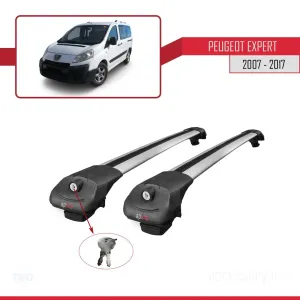 Peugeot Expert 2007-2017 Arası ile uyumlu ACE-1 Ara Atkı Tavan Barı GRİ - Görsel 4