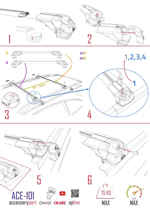 Peugeot Boxer 2006 ve Sonrası ile uyumlu ACE-1 Ara Atkı Tavan Barı SİYAH thumb 4