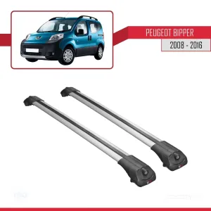 Peugeot Bipper 2008-2016 Arası ile uyumlu ACE-1 Ara Atkı Tavan Barı GRİ thumb 3