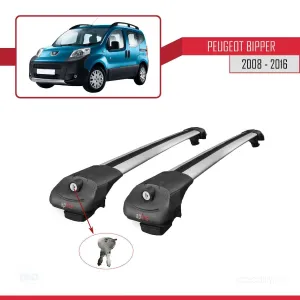 Peugeot Bipper 2008-2016 Arası ile uyumlu ACE-1 Ara Atkı Tavan Barı GRİ thumb 4