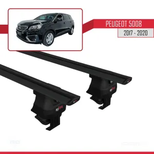 Peugeot 5008 2017-2020 Arası ile uyumlu ACE-4 Ara Atkı Tavan Barı SİYAH - Görsel 4
