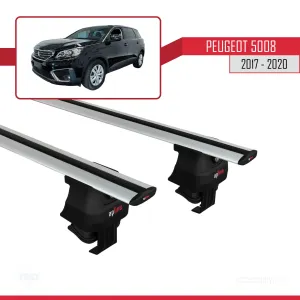 Peugeot 5008 2017-2020 Arası ile uyumlu ACE-4 Ara Atkı Tavan Barı GRİ - Görsel 4