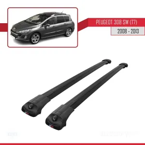 Peugeot 308 SW (T7) 2008-2013 Arası ile uyumlu ACE-1 Ara Atkı Tavan Barı SİYAH thumb 3