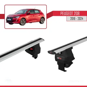 Peugeot 208/e-208 2019 ve Sonrası ile uyumlu ACE-4 Ara Atkı Tavan Barı GRİ - Görsel 4