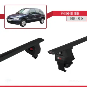 Peugeot 106 1992-2004 Arası ile uyumlu ACE-4 Ara Atkı Tavan Barı SİYAH - Görsel 5