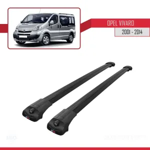 Opel Vivaro 2001-2014 Arası ile uyumlu ACE-1 Ara Atkı Tavan Barı SİYAH - Görsel 3