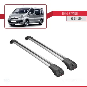 Opel Vivaro 2001-2014 Arası ile uyumlu ACE-1 Ara Atkı Tavan Barı GRİ - Görsel 3