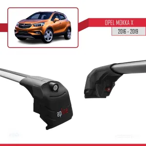 Opel MOKKA X 2016-2020 Arası ile uyumlu ACE-2 Ara Atkı Tavan Barı GRİ - Görsel 4
