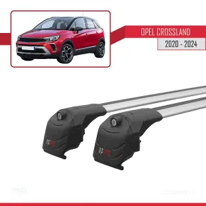 Opel CROSSLAND 2020 ve Sonrası ile uyumlu ACE-2 Ara Atkı Tavan Barı GRİ - Görsel 4