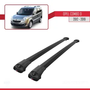 Opel Combo (D) 2012-2018 Arası ile uyumlu ACE-1 Ara Atkı Tavan Barı SİYAH thumb 3