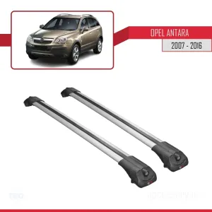 Opel Antara 2007-2016 Arası ile uyumlu ACE-1 Ara Atkı Tavan Barı GRİ - Görsel 3
