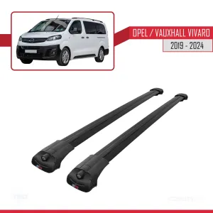 Opel / Vauxhall Vivaro 2019 ve Sonrası ile uyumlu ACE-1 Ara Atkı Tavan Barı SİYAH - Görsel 3