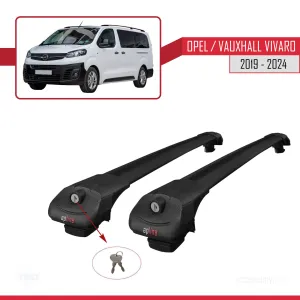 Opel / Vauxhall Vivaro 2019 ve Sonrası ile uyumlu ACE-1 Ara Atkı Tavan Barı SİYAH - Görsel 4