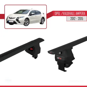 Opel / Vauxhall Ampera 2012-2015 Arası ile uyumlu ACE-4 Ara Atkı Tavan Barı SİYAH thumb 5