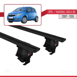 Opel / Vauxhall Agila (B) 2007-2015 Arası ile uyumlu ACE-4 Ara Atkı Tavan Barı SİYAH - Görsel 4