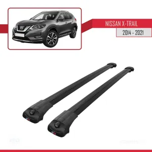 Nissan X-Trail 2014-2021 Arası ile uyumlu ACE-1 Ara Atkı Tavan Barı SİYAH thumb 3