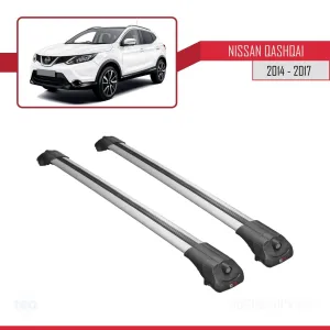 Nissan Qashqai 2014-2017 Arası ile uyumlu ACE-1 Ara Atkı Tavan Barı GRİ thumb 3