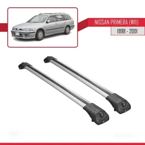 Nissan Primera (W11) 1998-2001 Arası ile uyumlu ACE-1 Ara Atkı Tavan Barı GRİ thumb 3