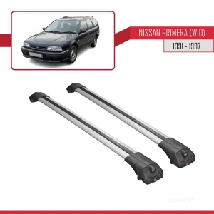 Nissan Primera (W10) 1991-1997 Arası ile uyumlu ACE-1 Ara Atkı Tavan Barı GRİ thumb 3