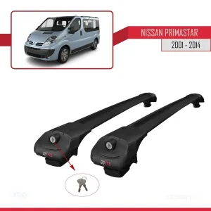 Nissan Primastar 2001-2014 Arası ile uyumlu ACE-1 Ara Atkı Tavan Barı SİYAH - Görsel 4