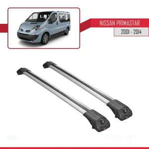 Nissan Primastar 2001-2014 Arası ile uyumlu ACE-1 Ara Atkı Tavan Barı GRİ - Görsel 3