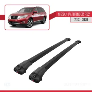 Nissan Pathfinder (R52) 2013-2020 Arası ile uyumlu ACE-1 Ara Atkı Tavan Barı SİYAH - Görsel 3