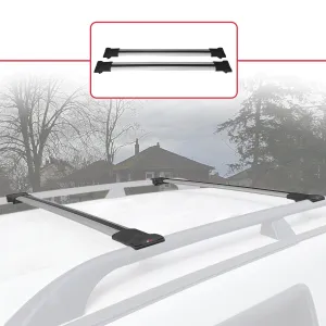Nissan NV200 2010-2019 Arası ile uyumlu FLY Model Ara Atkı Tavan Barı GRİ 3 ADET BAR thumb 2
