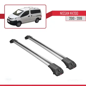 Nissan NV200 2010-2019 Arası ile uyumlu ACE-1 Ara Atkı Tavan Barı GRİ thumb 3