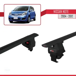 Nissan Note / Versa 2004-2012 Arası ile uyumlu ACE-4 Ara Atkı Tavan Barı SİYAH - Görsel 5
