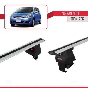 Nissan Note / Versa 2004-2012 Arası ile uyumlu ACE-4 Ara Atkı Tavan Barı GRİ - Görsel 3