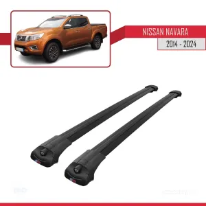 Nissan Navara 2014 ve Sonrası ile uyumlu ACE-1 Ara Atkı Tavan Barı SİYAH - Görsel 3