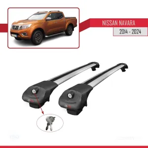 Nissan Navara 2014 ve Sonrası ile uyumlu ACE-1 Ara Atkı Tavan Barı GRİ thumb 4