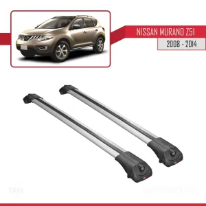 Nissan Murano (Z51) 2008-2014 Arası ile uyumlu ACE-1 Ara Atkı Tavan Barı GRİ thumb 3