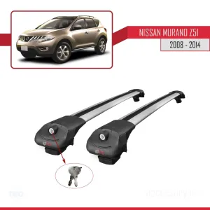 Nissan Murano (Z51) 2008-2014 Arası ile uyumlu ACE-1 Ara Atkı Tavan Barı GRİ thumb 4