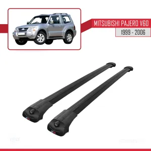 Mitsubishi Pajero (V60) 3 Kapı 1999-2006 Arası ile uyumlu ACE-1 Ara Atkı Tavan Barı SİYAH thumb 3