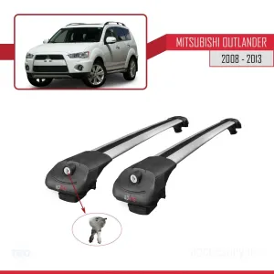 Mitsubishi Outlander 2008-2013 Arası ile uyumlu ACE-1 Ara Atkı Tavan Barı GRİ - Görsel 4