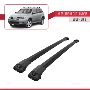 Mitsubishi Outlander 2006-2013 Arası ile uyumlu ACE-1 Ara Atkı Tavan Barı SİYAH - Görsel 3