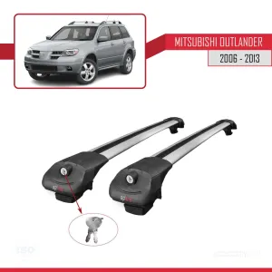 Mitsubishi Outlander 2006-2013 Arası ile uyumlu ACE-1 Ara Atkı Tavan Barı GRİ - Görsel 4