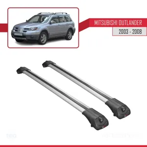 Mitsubishi Outlander 2003-2008 Arası ile uyumlu ACE-1 Ara Atkı Tavan Barı GRİ - Görsel 3