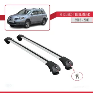 Mitsubishi Outlander 2003-2008 Arası ile uyumlu ACE-1 Ara Atkı Tavan Barı GRİ - Görsel 4
