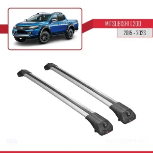 Mitsubishi L200 2015-2023 Arası ile uyumlu ACE-1 Ara Atkı Tavan Barı GRİ - Görsel 3