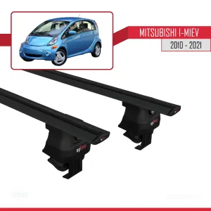 Mitsubishi I-Miev 2010-2021 Arası ile uyumlu ACE-4 Ara Atkı Tavan Barı SİYAH - Görsel 4