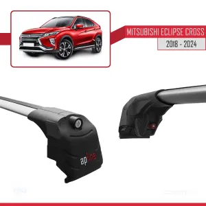 Mitsubishi Eclipse CROSS (GK) 2018 ve Sonrası ile uyumlu ACE-2 Ara Atkı Tavan Barı GRİ - Görsel 5