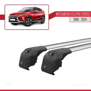 Mitsubishi Eclipse CROSS (GK) 2018 ve Sonrası ile uyumlu ACE-2 Ara Atkı Tavan Barı GRİ thumb 4