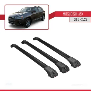Mitsubishi ASX 2010-2023 Arası ile uyumlu ACE-1 Ara Atkı Tavan Barı SİYAH 3 ADET BAR thumb 3